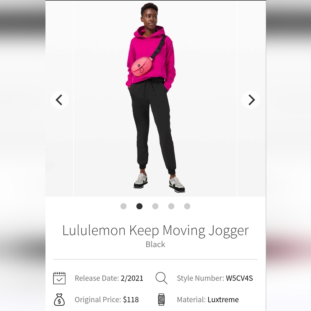 lululemon athletica Black Joggers